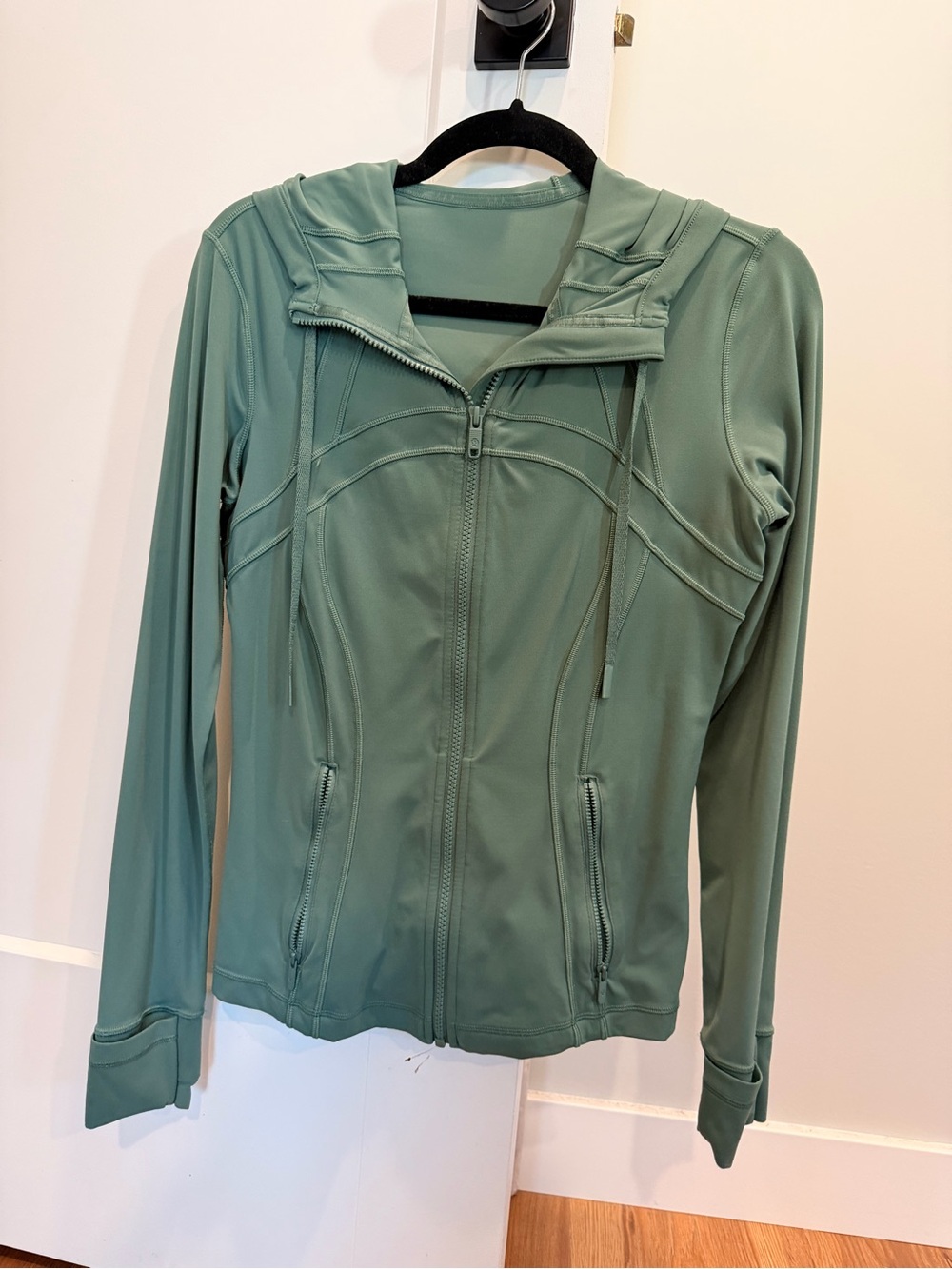 lululemon athletica Green Hooded Define Zip Jacket